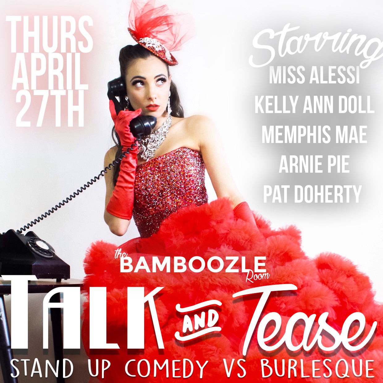 Talk and Tease - Autumn Special - Tickets - Burlesque Sydney- The Bamboozle Room